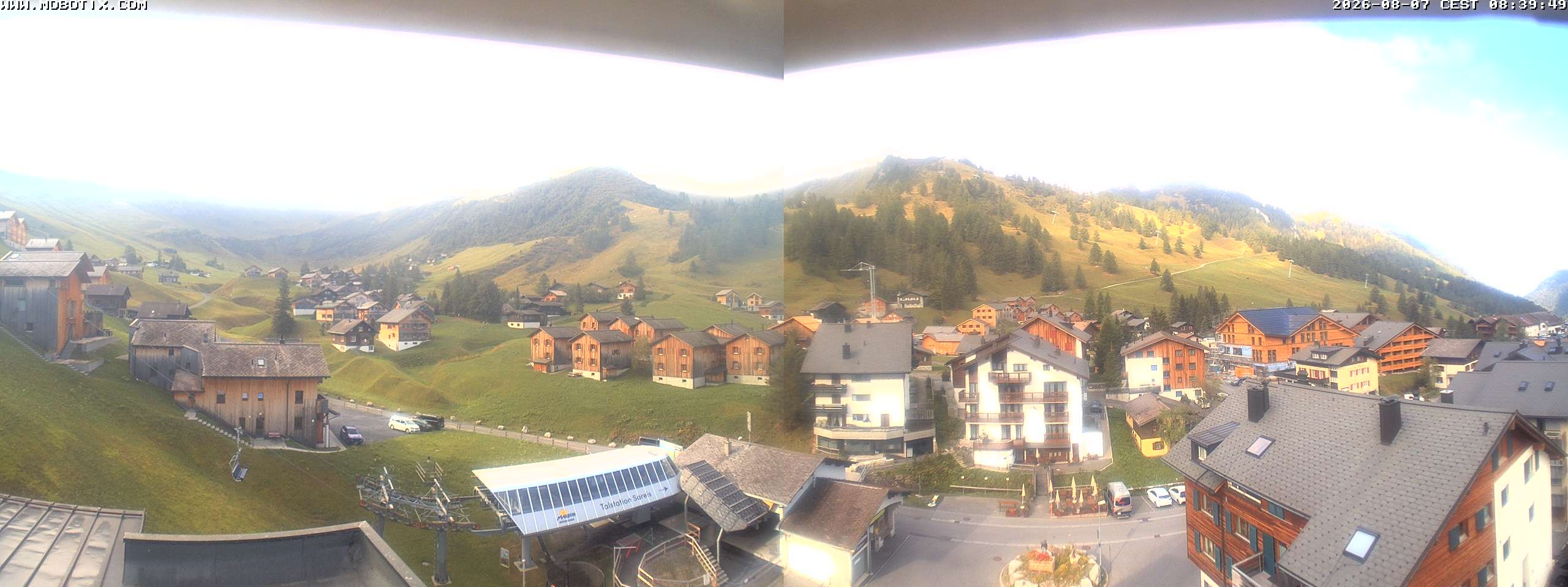 Archived image Webcam Malbun - Hotel Turna