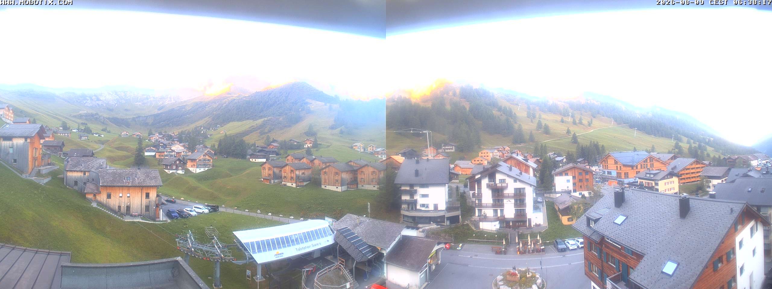 Archived image Webcam Malbun - Hotel Turna