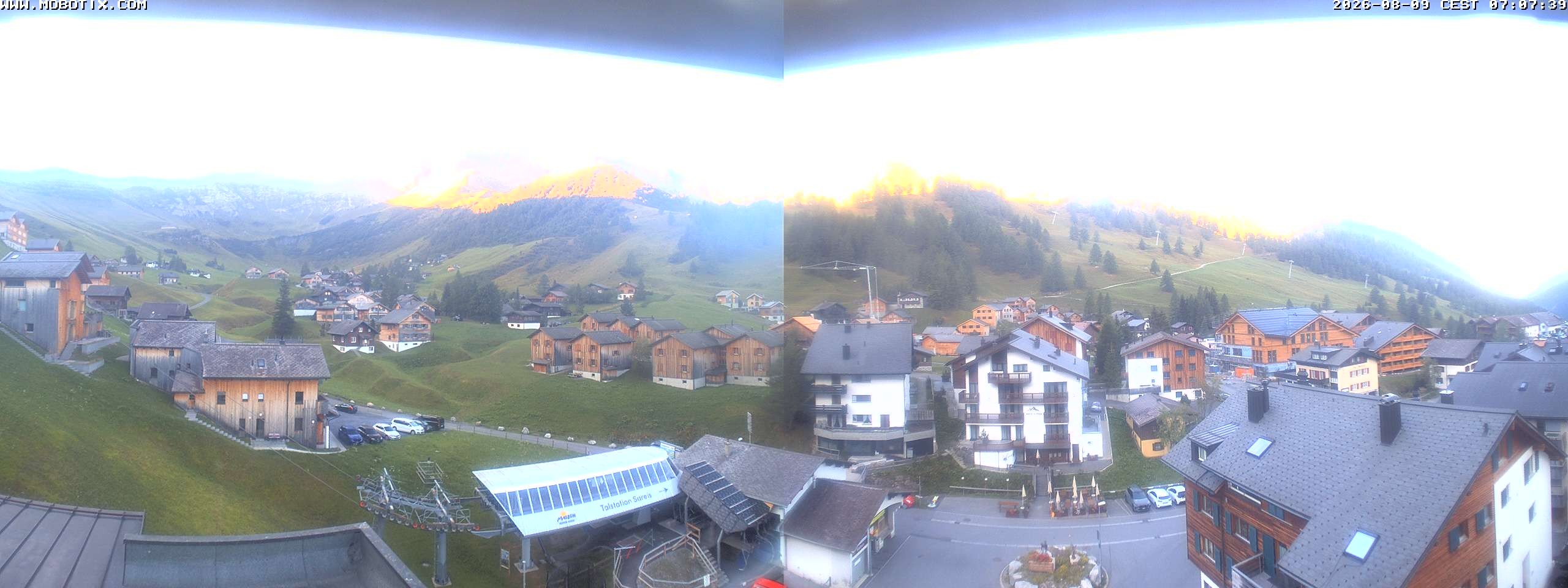 Archived image Webcam Malbun - Hotel Turna