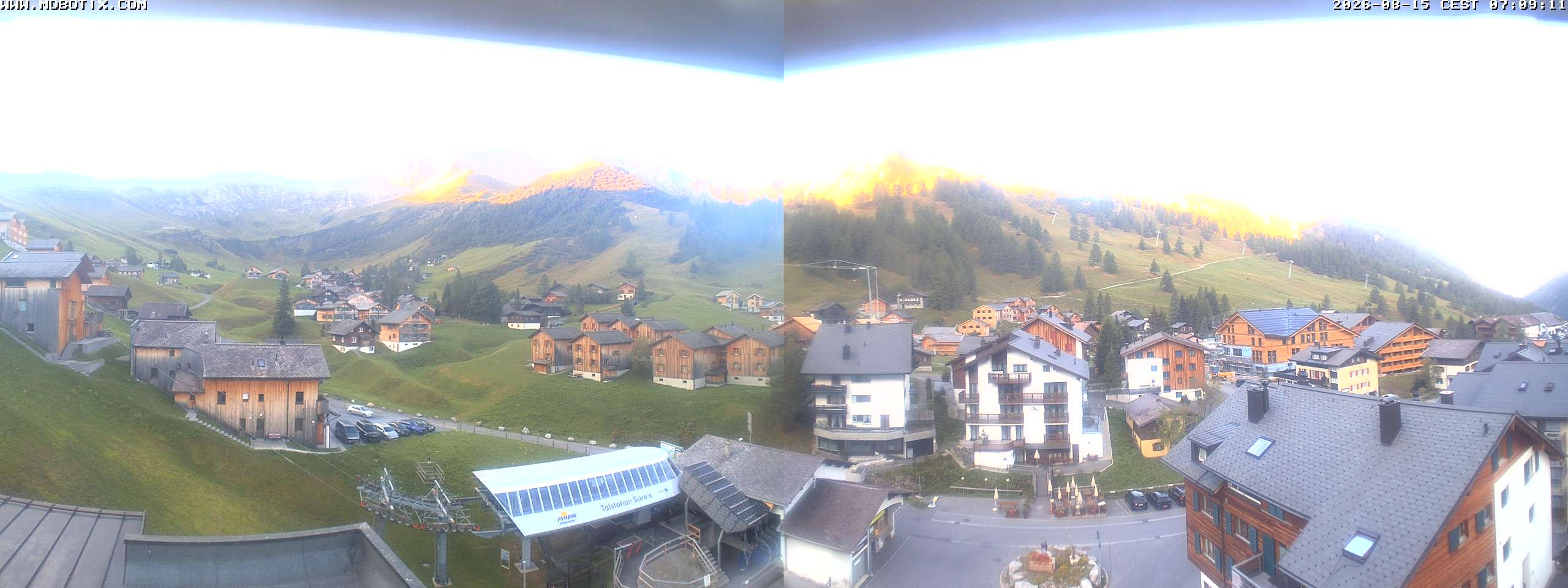 Archiv Foto Webcam Zentrum Malbun - Hotel Turna
