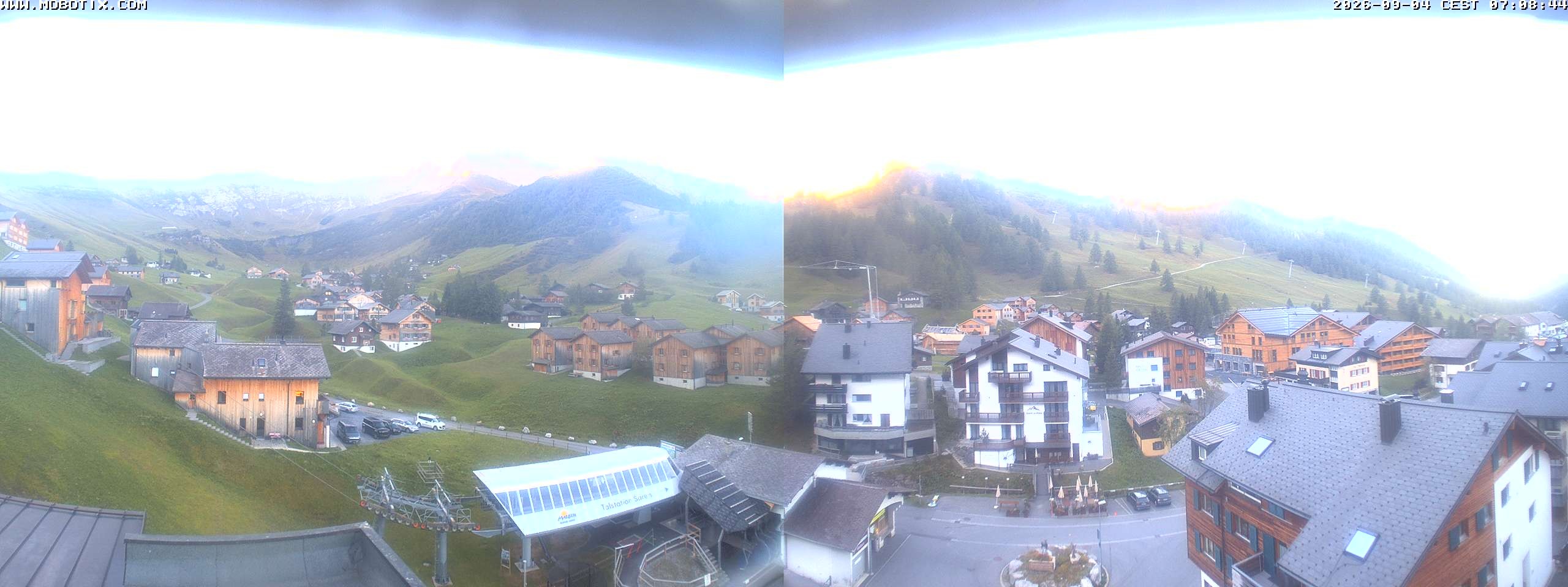 Archived image Webcam Malbun - Hotel Turna