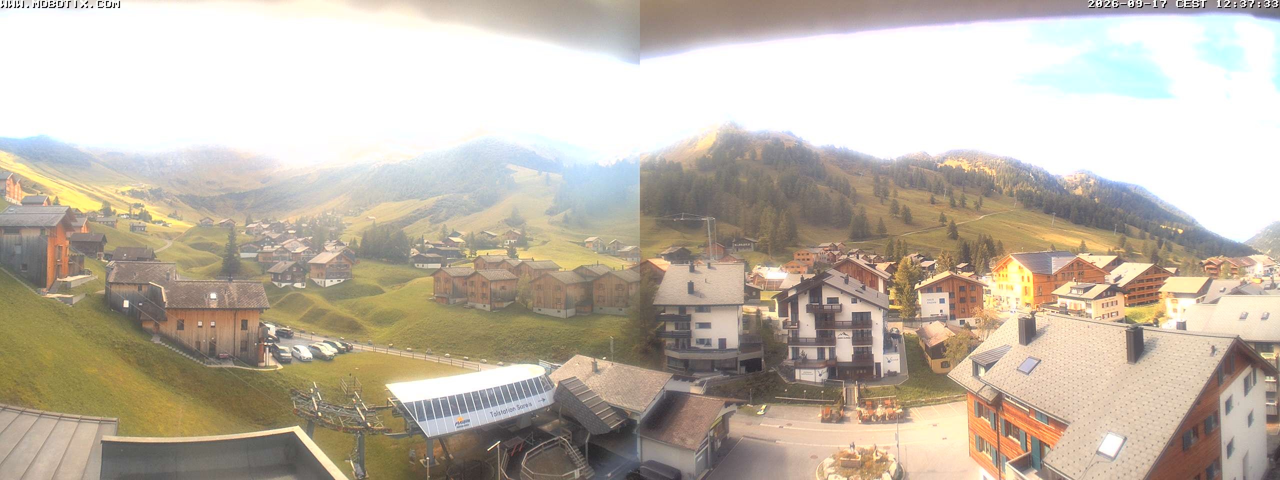 Archived image Webcam Malbun - Hotel Turna