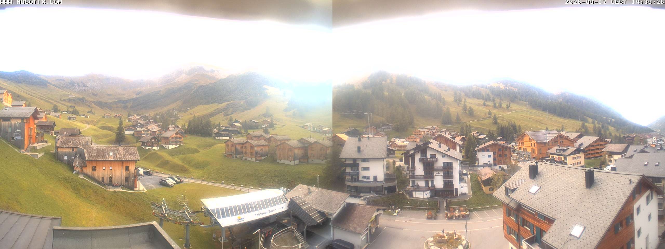 Archived image Webcam Malbun - Hotel Turna