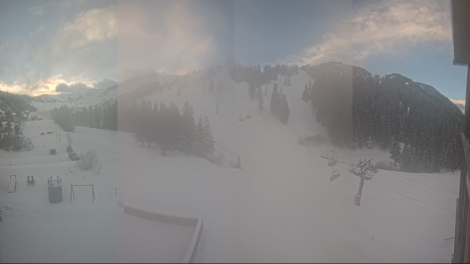 Archiv Foto Webcam Malbun - Skilift