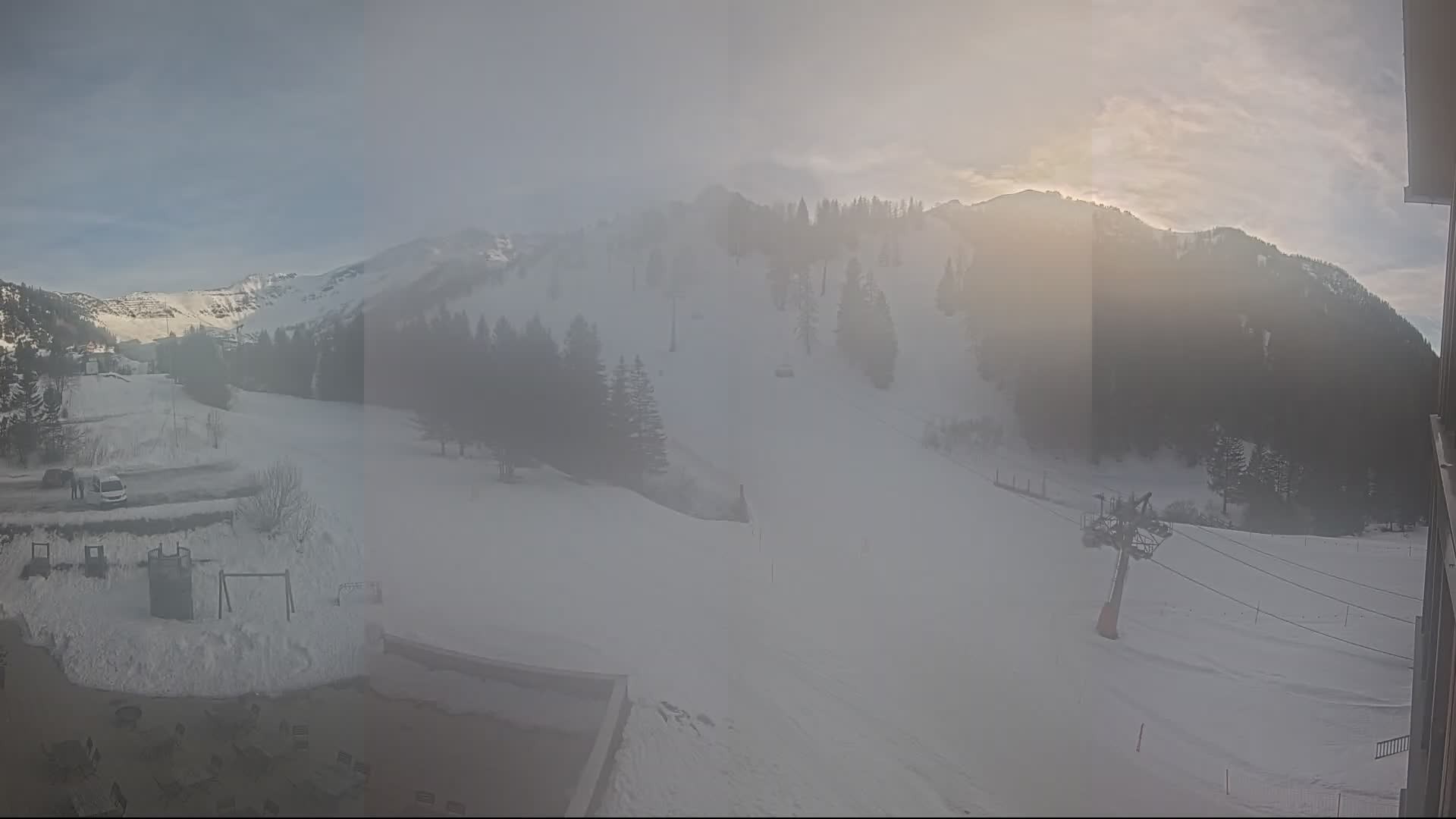 Archived image Webcam Malbun - Liechtenstein