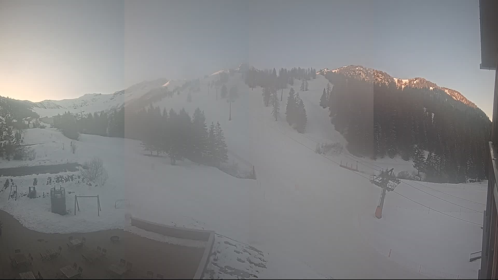 Archived image Webcam Malbun - Liechtenstein