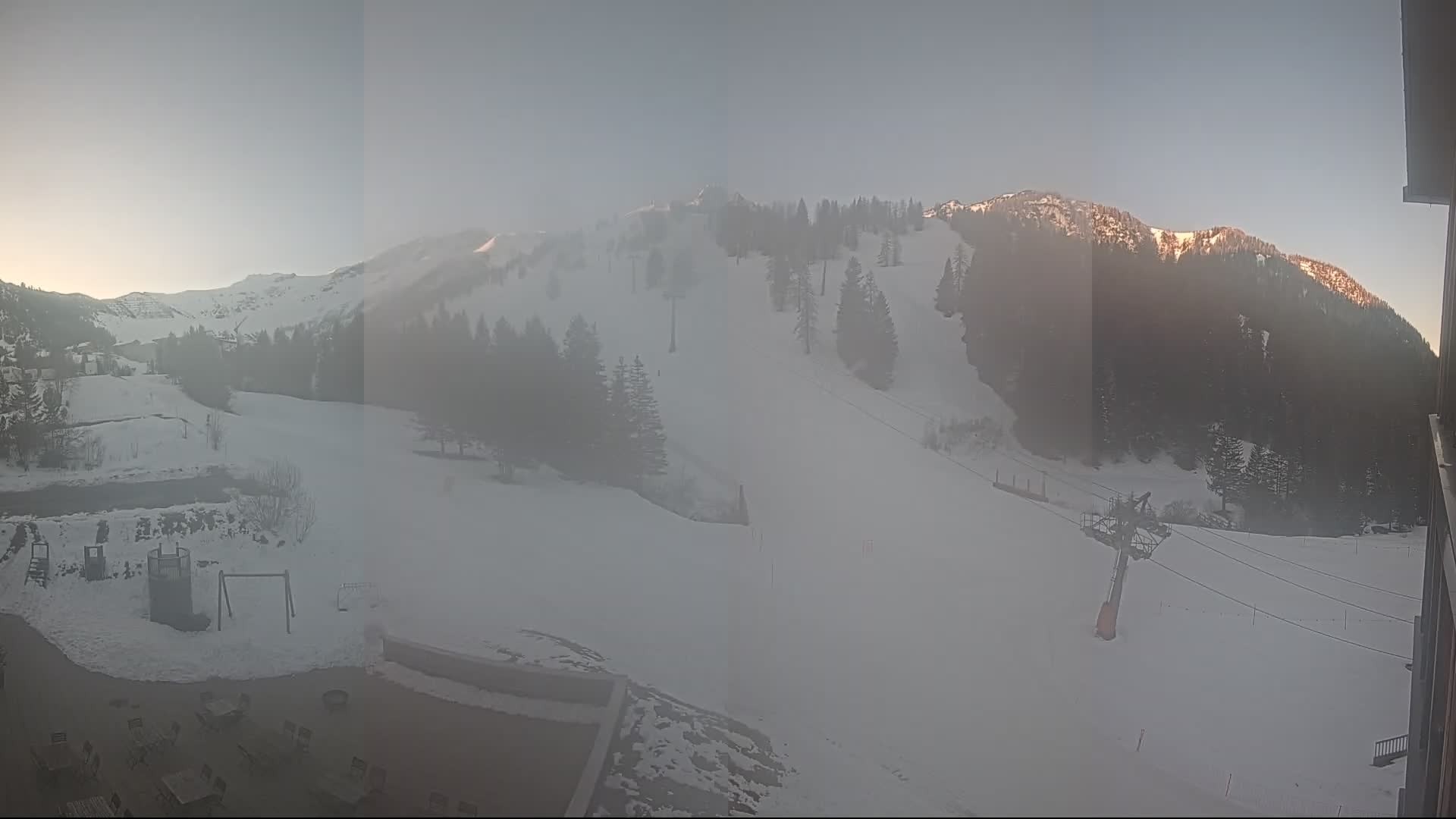 Archived image Webcam Malbun - Liechtenstein