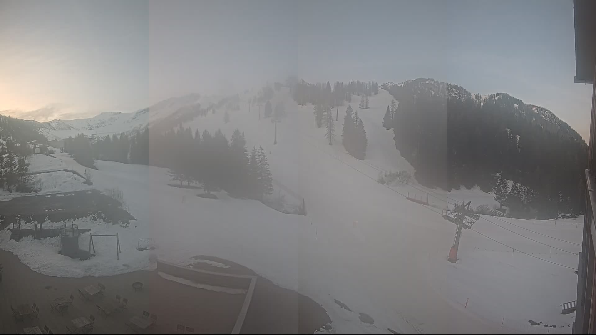 Archived image Webcam Malbun - Liechtenstein