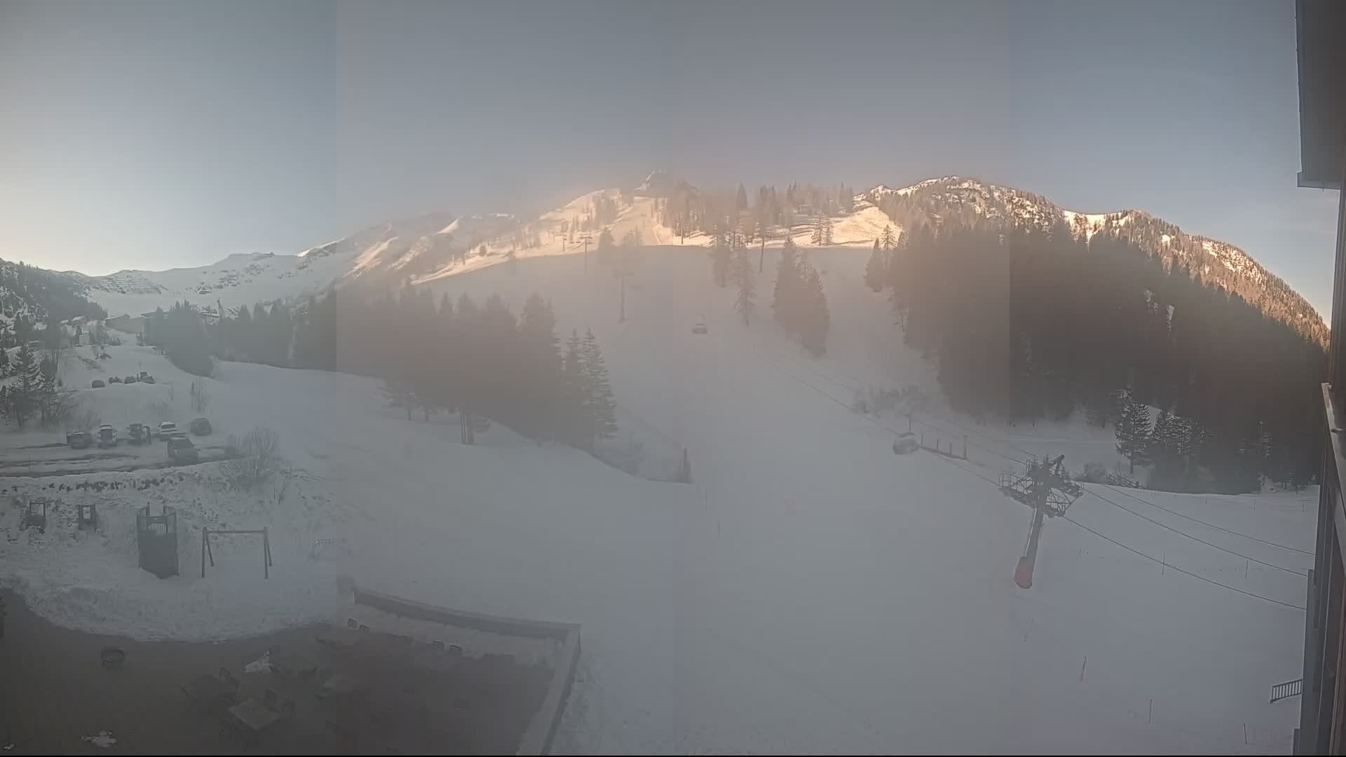 Archived image Webcam Malbun - Liechtenstein