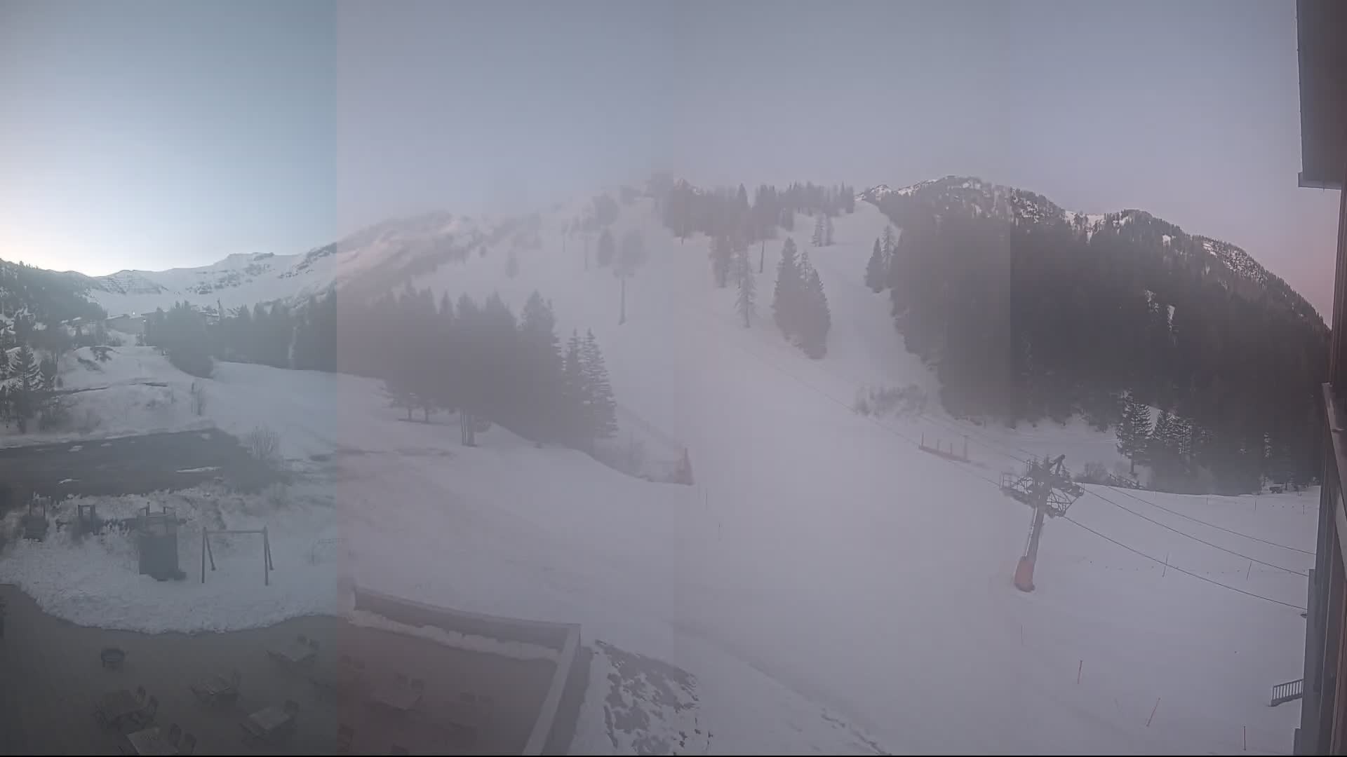 Archived image Webcam Malbun - Liechtenstein