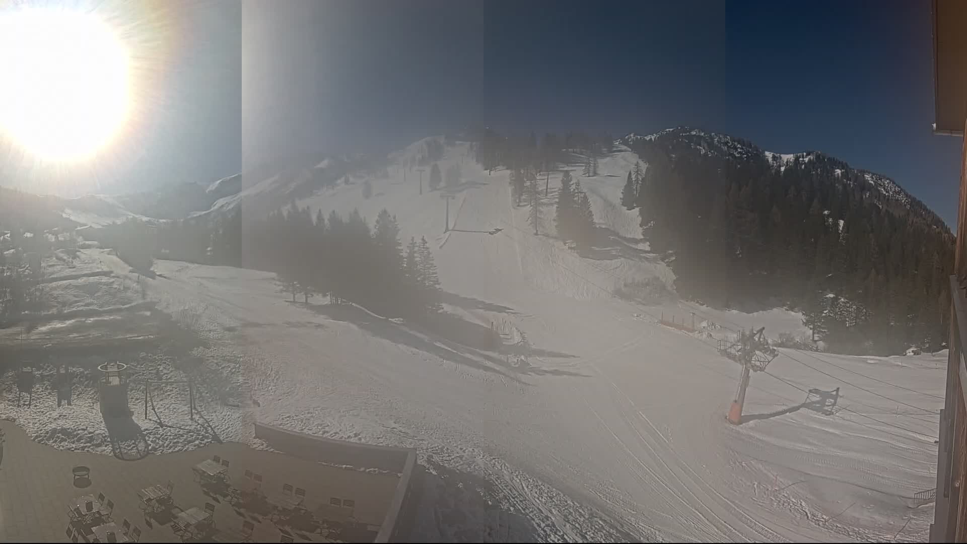 Archived image Webcam Malbun - Liechtenstein