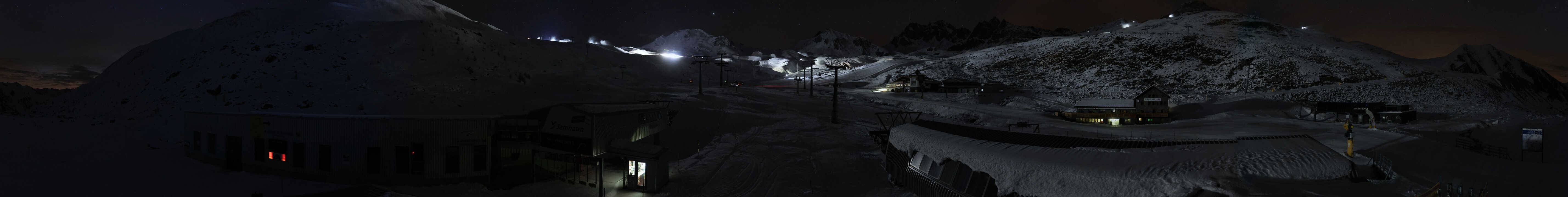 Archiv Foto Webcam Samnaun: Blick von der Alp Trida zum Viderjoch