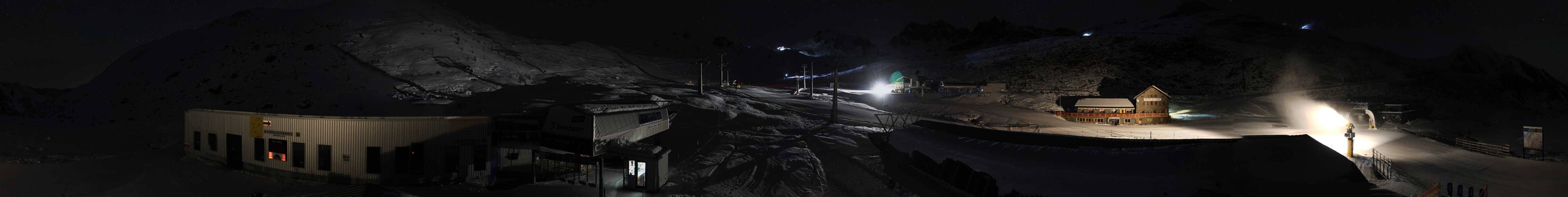 Archiv Foto Webcam Samnaun: Blick von der Alp Trida zum Viderjoch