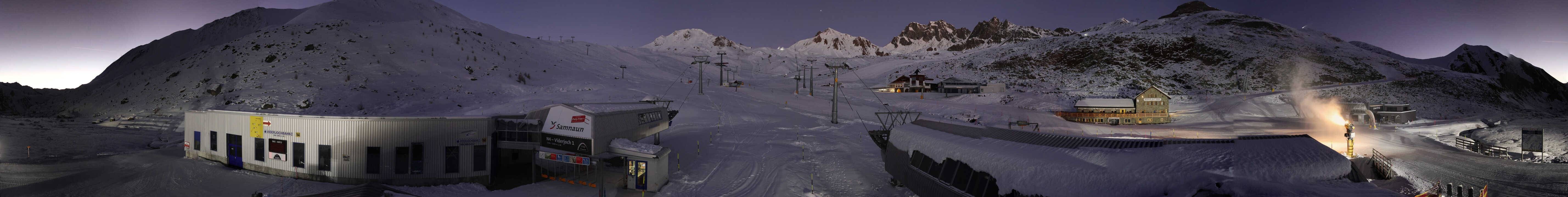 Archiv Foto Webcam Samnaun: Blick von der Alp Trida zum Viderjoch