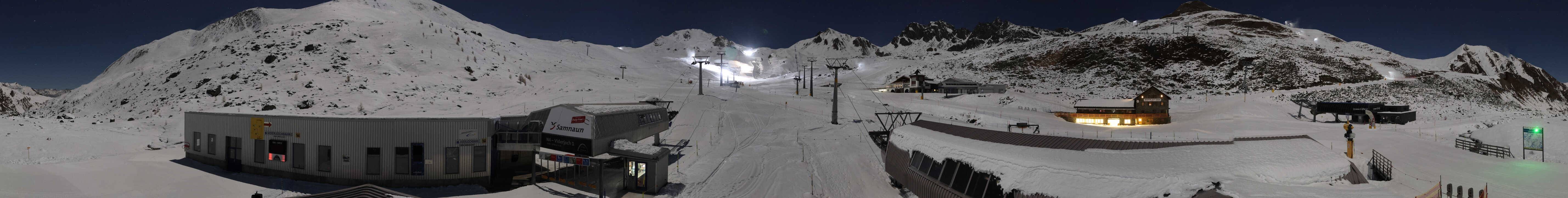 Archiv Foto Webcam Samnaun: Blick von der Alp Trida zum Viderjoch