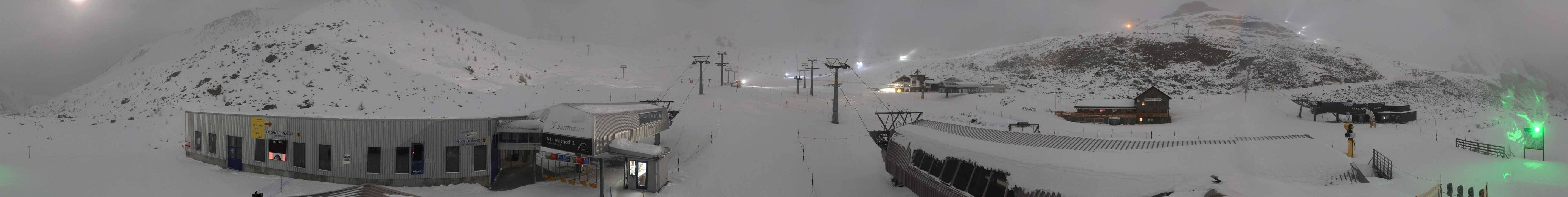 Archiv Foto Webcam Samnaun: Blick von der Alp Trida zum Viderjoch