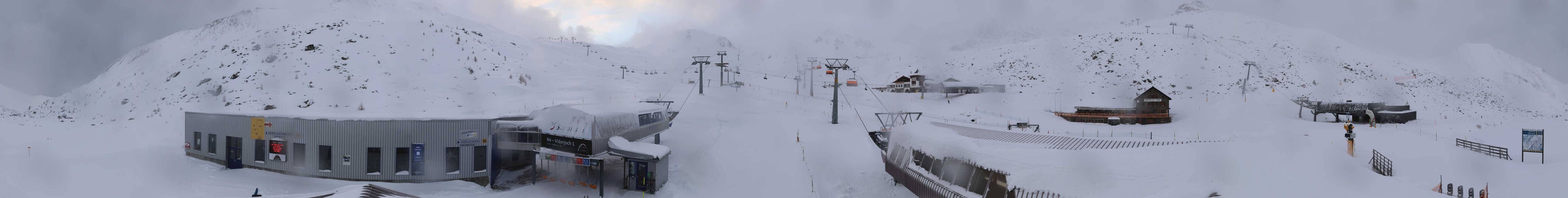 Archiv Foto Webcam Samnaun: Blick von der Alp Trida zum Viderjoch