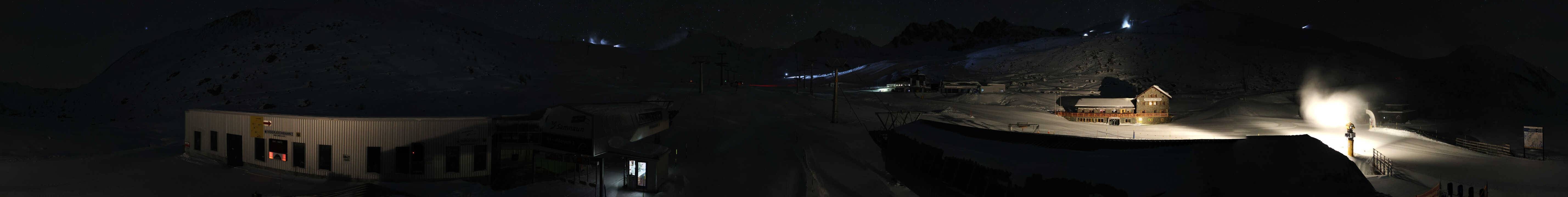 Archiv Foto Webcam Samnaun: Blick von der Alp Trida zum Viderjoch