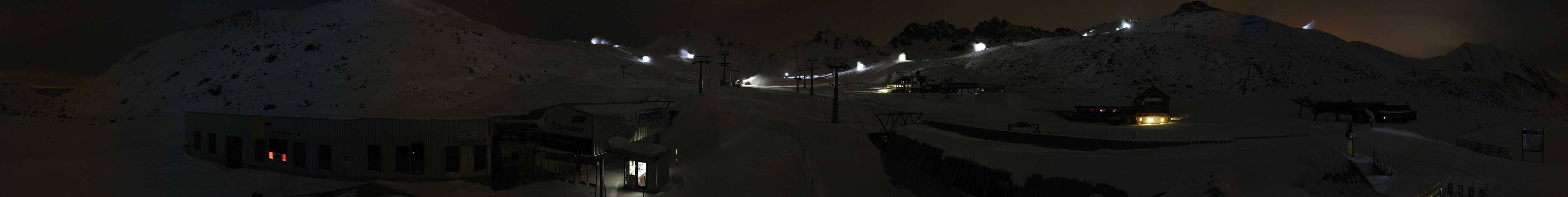 Archiv Foto Webcam Samnaun: Blick von der Alp Trida zum Viderjoch