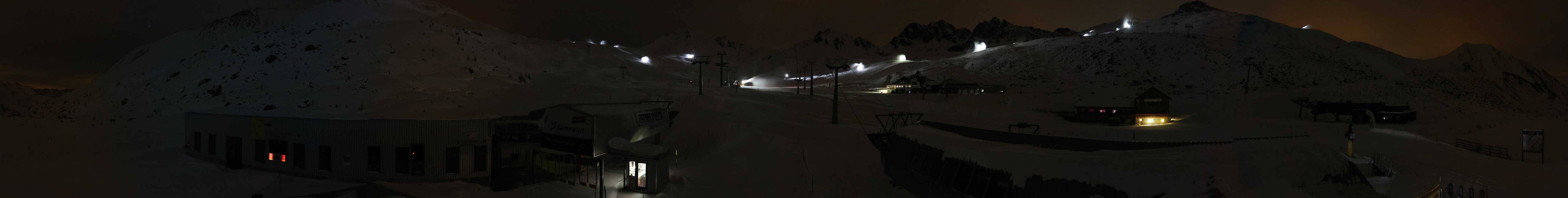 Archiv Foto Webcam Samnaun: Blick von der Alp Trida zum Viderjoch