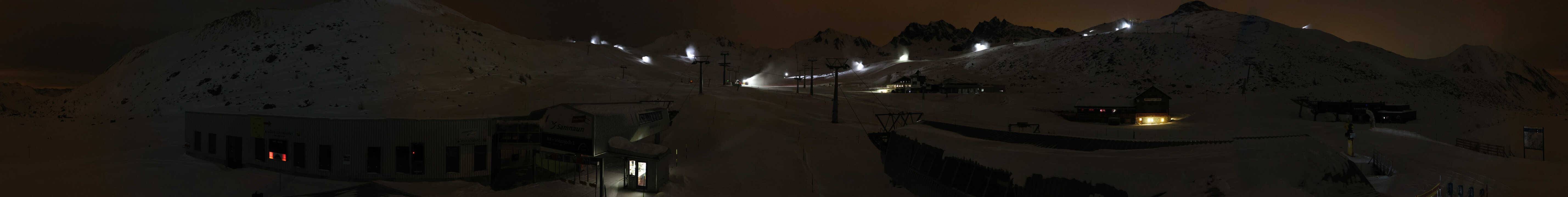Archiv Foto Webcam Samnaun: Blick von der Alp Trida zum Viderjoch