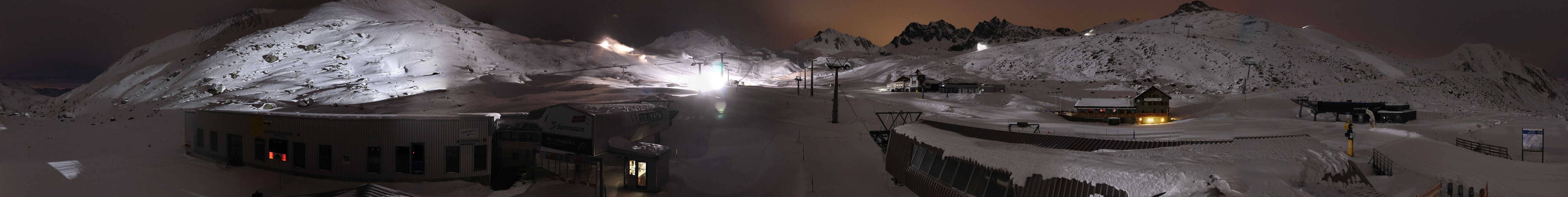 Archiv Foto Webcam Samnaun: Blick von der Alp Trida zum Viderjoch