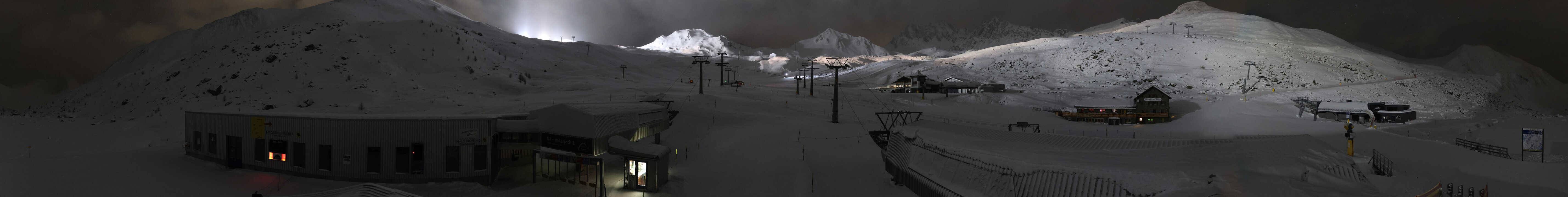 Archived image Webcam Samnaun: View from Alp Trida to Viderjoch