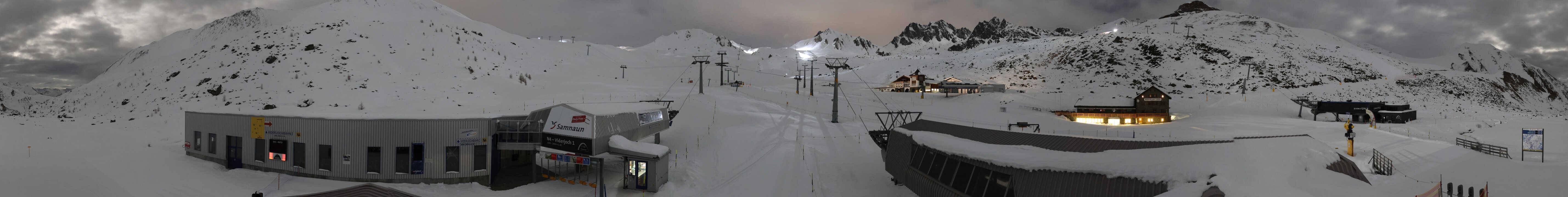 Archiv Foto Webcam Samnaun: Blick von der Alp Trida zum Viderjoch