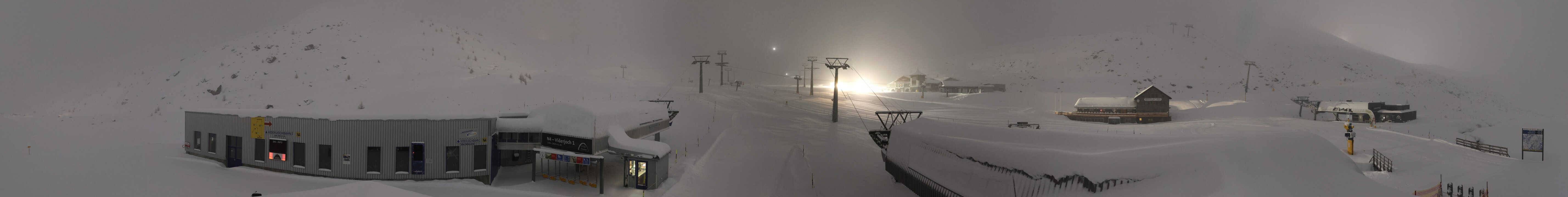 Archiv Foto Webcam Samnaun: Blick von der Alp Trida zum Viderjoch