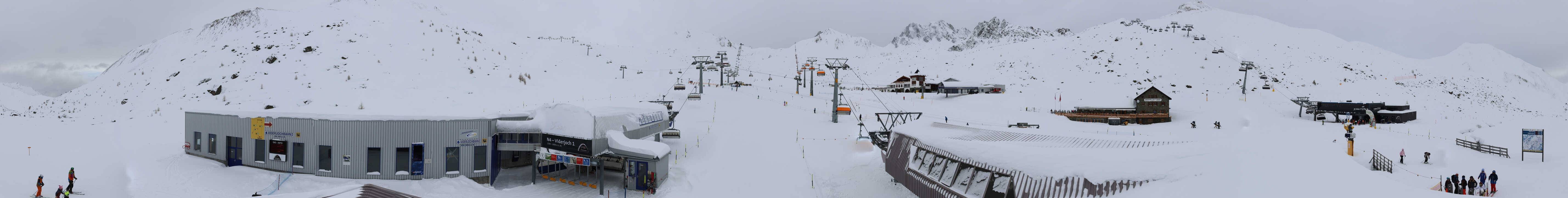 Archiv Foto Webcam Samnaun: Blick von der Alp Trida zum Viderjoch