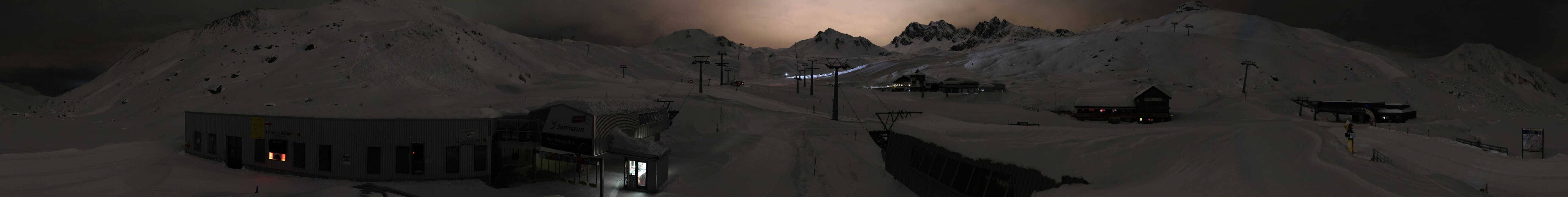 Archiv Foto Webcam Samnaun: Blick von der Alp Trida zum Viderjoch