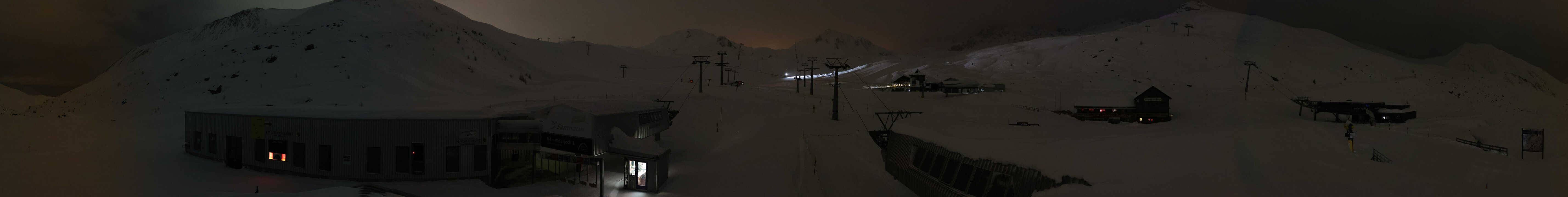 Archiv Foto Webcam Samnaun: Blick von der Alp Trida zum Viderjoch