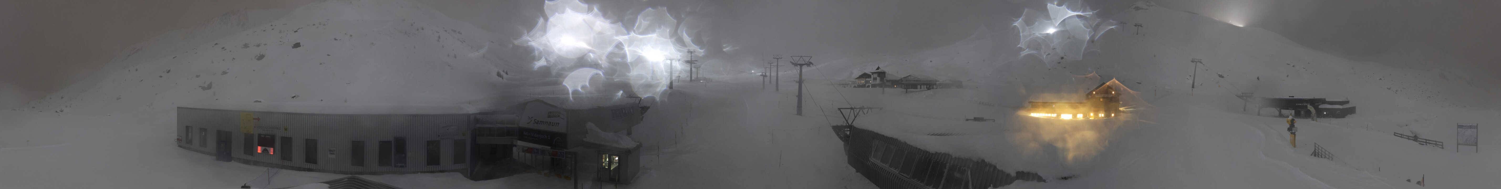 Archiv Foto Webcam Samnaun: Blick von der Alp Trida zum Viderjoch