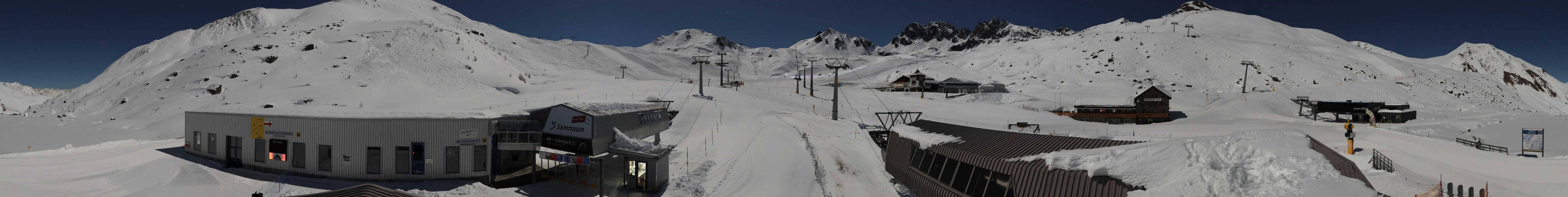 Archiv Foto Webcam Samnaun: Blick von der Alp Trida zum Viderjoch