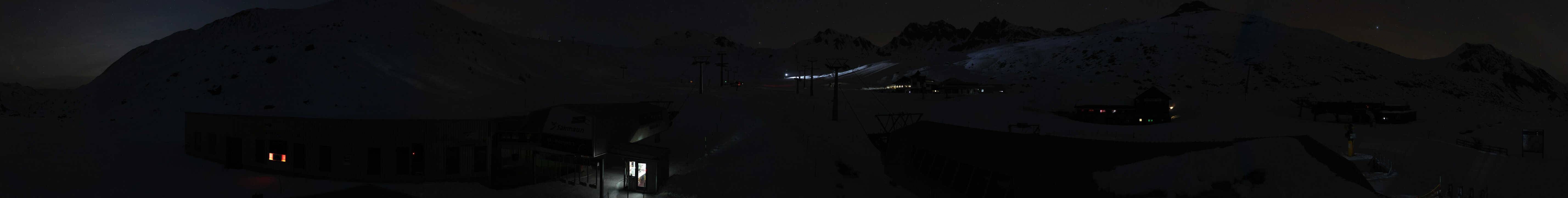 Archiv Foto Webcam Samnaun: Blick von der Alp Trida zum Viderjoch