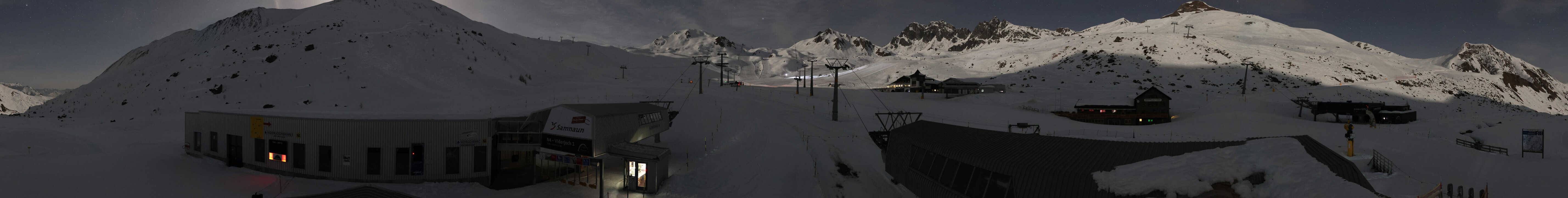 Archiv Foto Webcam Samnaun: Blick von der Alp Trida zum Viderjoch