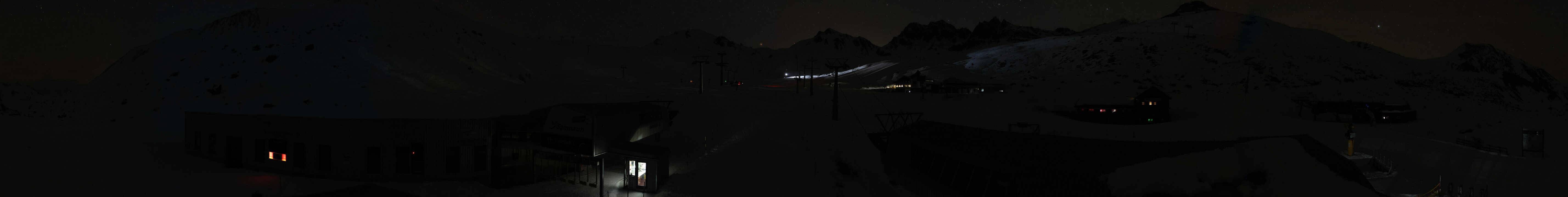 Archived image Webcam Samnaun: View from Alp Trida to Viderjoch