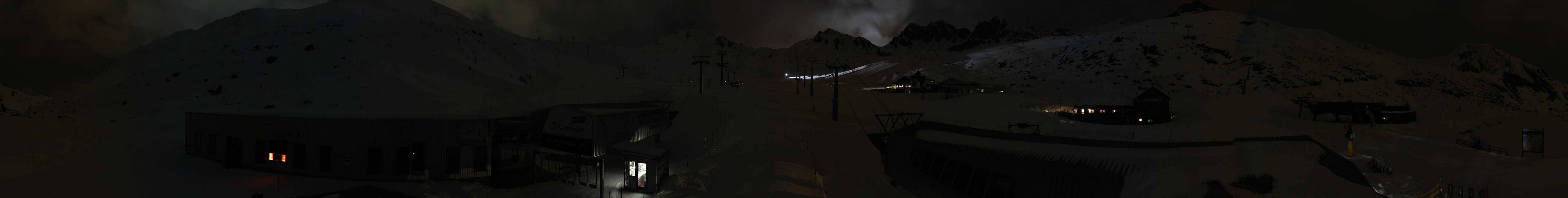 Archiv Foto Webcam Samnaun: Blick von der Alp Trida zum Viderjoch