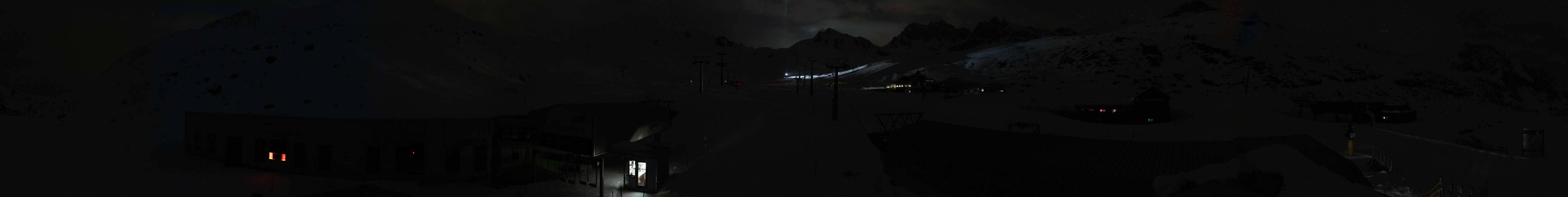 Archived image Webcam Samnaun: View from Alp Trida to Viderjoch