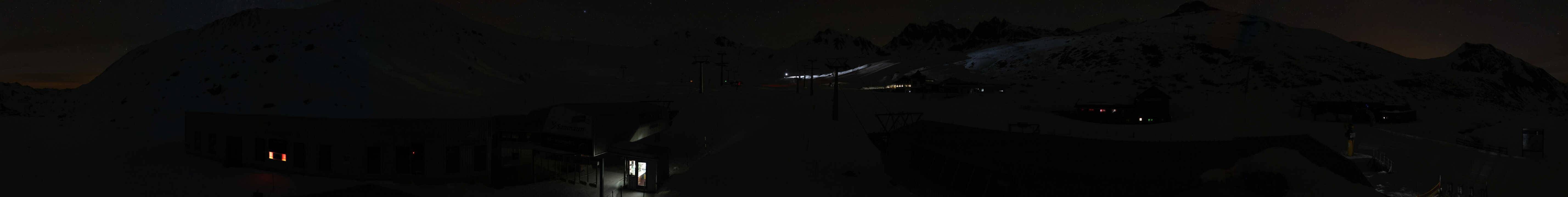 Archived image Webcam Samnaun: View from Alp Trida to Viderjoch