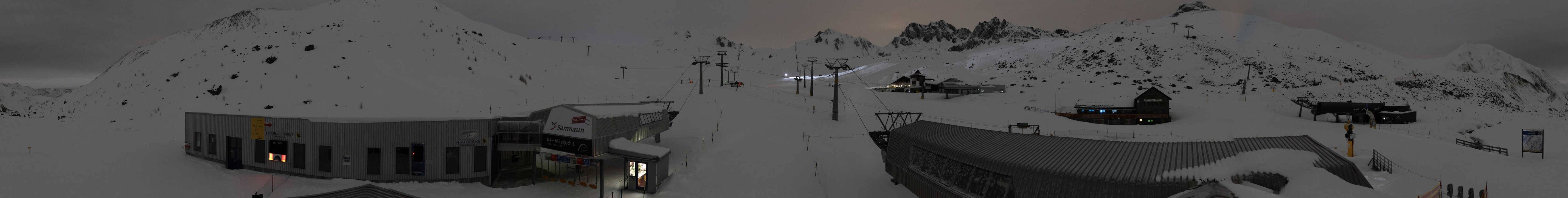 Archiv Foto Webcam Samnaun: Blick von der Alp Trida zum Viderjoch