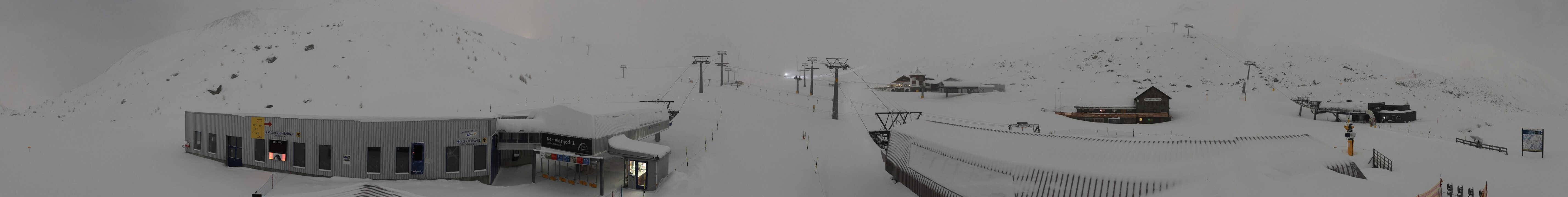 Archiv Foto Webcam Samnaun: Blick von der Alp Trida zum Viderjoch