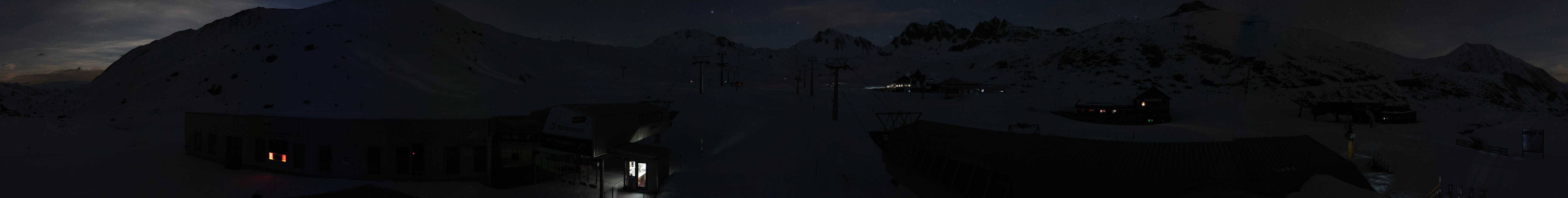 Archiv Foto Webcam Samnaun: Blick von der Alp Trida zum Viderjoch