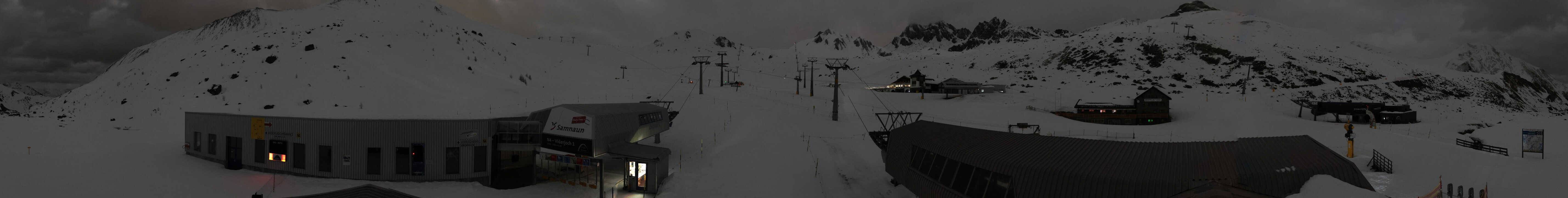 Archiv Foto Webcam Samnaun: Blick von der Alp Trida zum Viderjoch