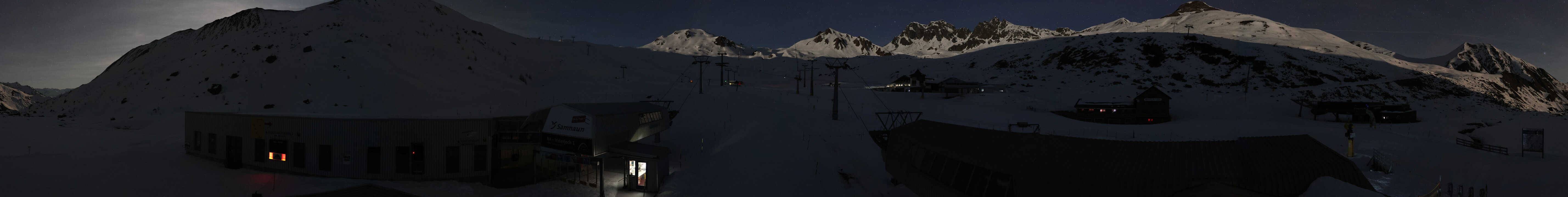 Archiv Foto Webcam Samnaun: Blick von der Alp Trida zum Viderjoch