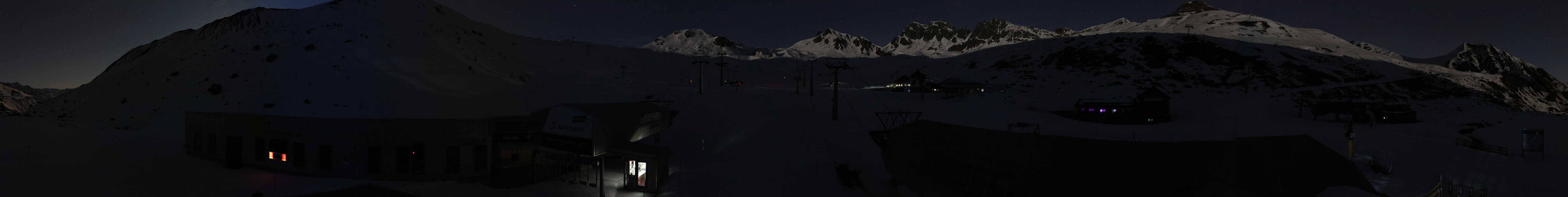 Archiv Foto Webcam Samnaun: Blick von der Alp Trida zum Viderjoch