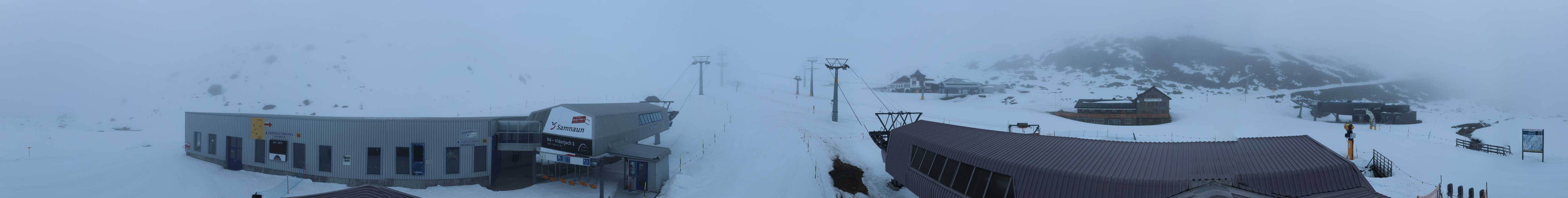 Archiv Foto Webcam Samnaun: Blick von der Alp Trida zum Viderjoch