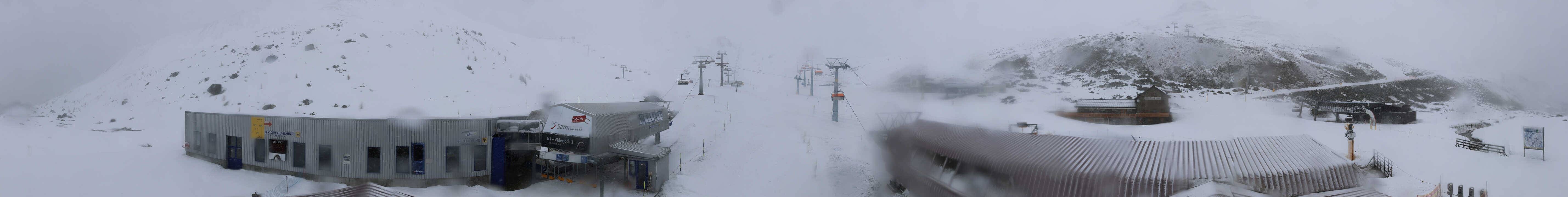 Archiv Foto Webcam Samnaun: Blick von der Alp Trida zum Viderjoch