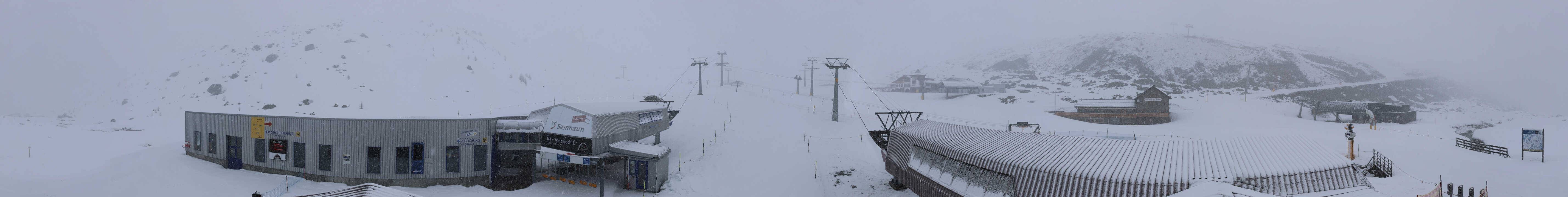 Archiv Foto Webcam Samnaun: Blick von der Alp Trida zum Viderjoch