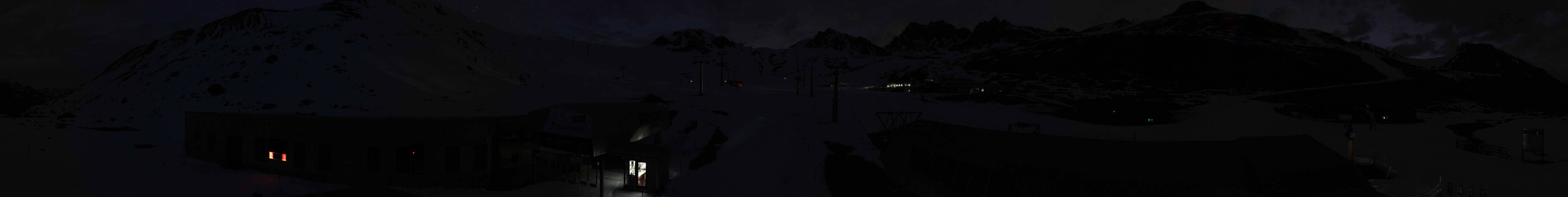 Archiv Foto Webcam Samnaun: Blick von der Alp Trida zum Viderjoch